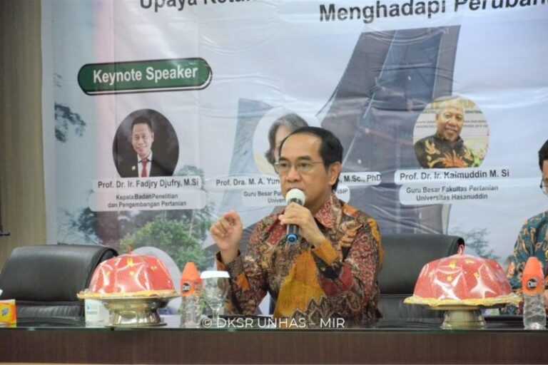 Rektor Unhas peningkatan SDM hadapi perubahan iklim
