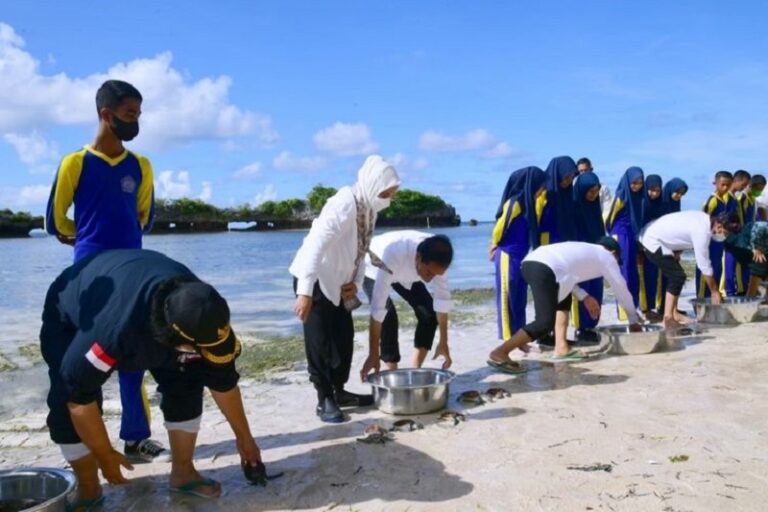 Presiden Joko Widodo Mengingatkan Agar Jaga Terumbu Karang di Wakatobi